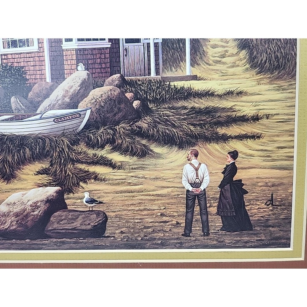 Noah's Hideout By Charles Wysocki High Quality Print 1980s Maritime Americana - Picture 6 of 12